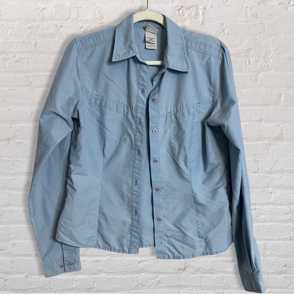 The North Face Blue Button Down